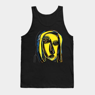 Face neo expressionism Tank Top